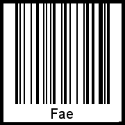 Barcode-Grafik von Fae