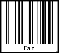 Barcode-Foto von Fain