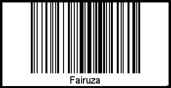 Fairuza als Barcode und QR-Code