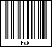 Barcode-Grafik von Faki