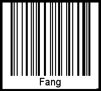 Barcode-Grafik von Fang