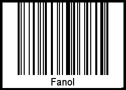 Der Voname Fanol als Barcode und QR-Code