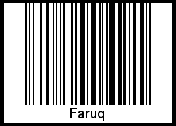 Barcode-Foto von Faruq