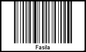 Interpretation von Fasila als Barcode