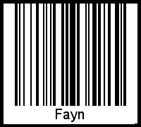 Barcode-Foto von Fayn
