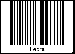 Barcode-Grafik von Fedra