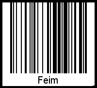 Barcode-Foto von Feim