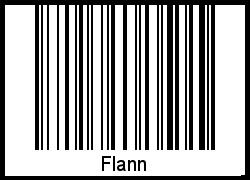 Barcode-Foto von Flann