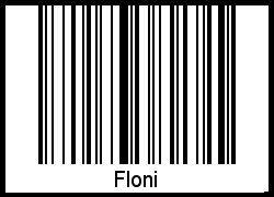 Barcode-Foto von Floni