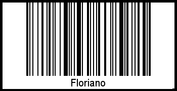 Floriano als Barcode und QR-Code