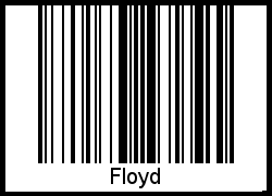 Interpretation von Floyd als Barcode