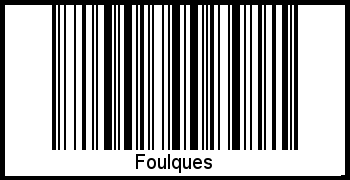 Interpretation von Foulques als Barcode