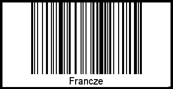 Barcode-Foto von Francze