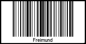 Freimund als Barcode und QR-Code