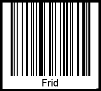 Barcode-Grafik von Frid