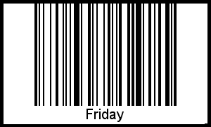Barcode-Grafik von Friday