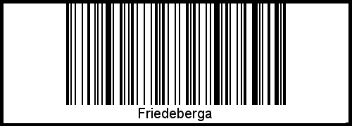 Barcode-Foto von Friedeberga