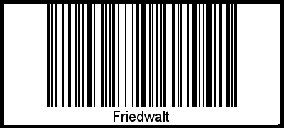 Barcode-Grafik von Friedwalt