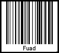 Interpretation von Fuad als Barcode