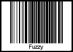 Barcode-Grafik von Fuzzy
