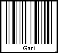 Barcode-Grafik von Gani