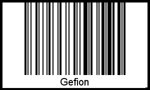Interpretation von Gefion als Barcode