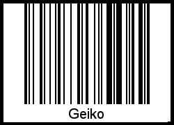 Barcode-Foto von Geiko