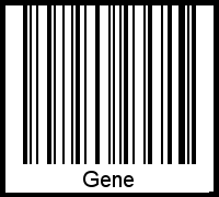 Barcode-Foto von Gene