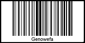 Barcode-Foto von Genowefa