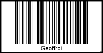 Interpretation von Geoffroi als Barcode