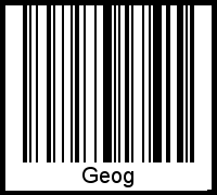 Interpretation von Geog als Barcode