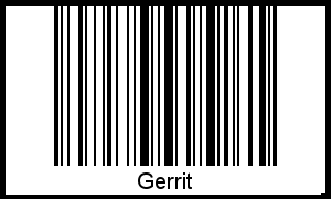 Interpretation von Gerrit als Barcode
