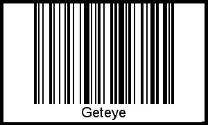 Geteye als Barcode und QR-Code