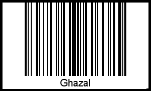 Barcode-Grafik von Ghazal