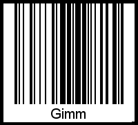 Barcode-Grafik von Gimm