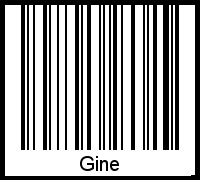Barcode-Foto von Gine