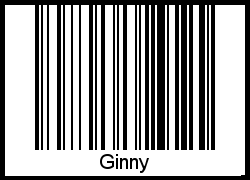 Interpretation von Ginny als Barcode