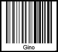Barcode-Grafik von Gino