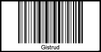 Interpretation von Gistrud als Barcode