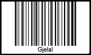 Interpretation von Gjelal als Barcode