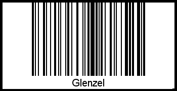 Der Voname Glenzel als Barcode und QR-Code