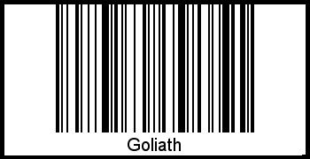 Barcode-Grafik von Goliath