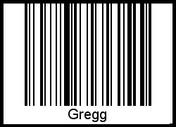 Interpretation von Gregg als Barcode