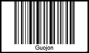 Interpretation von Guojon als Barcode