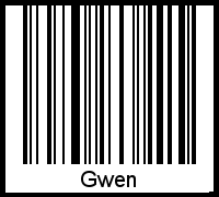 Barcode-Foto von Gwen
