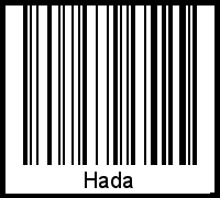 Hada als Barcode und QR-Code