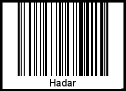 Barcode-Foto von Hadar
