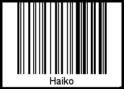 Barcode-Foto von Haiko