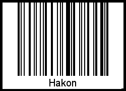 Barcode-Grafik von Hakon