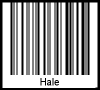Barcode-Foto von Hale